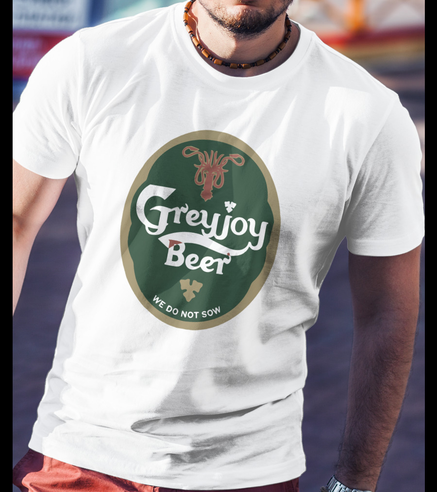 Greyjoy Beer We Do Not Sow Kraken Emblem T-Shirt