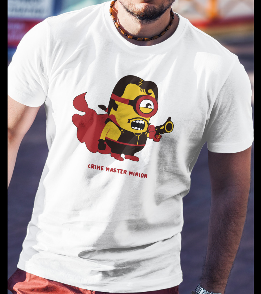 Crime Master Minion Hero Fusion T-Shirt