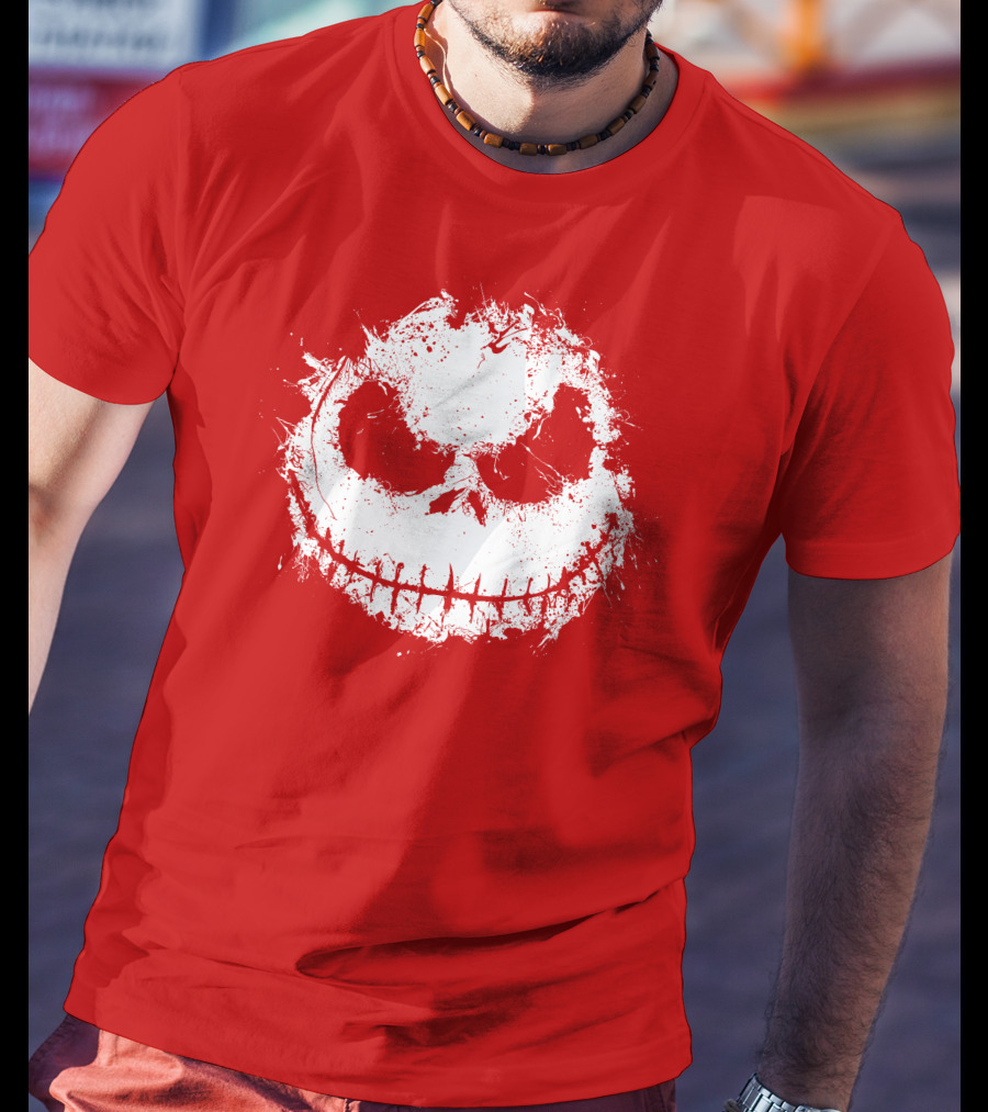 Ink Nightmare Grinning Skull T-Shirt
