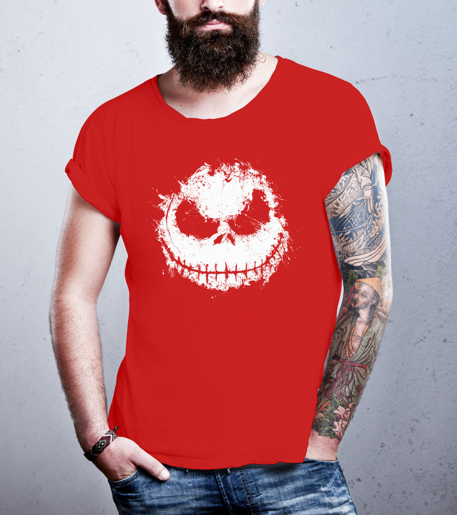 Ink Nightmare Grinning Skull T-Shirt