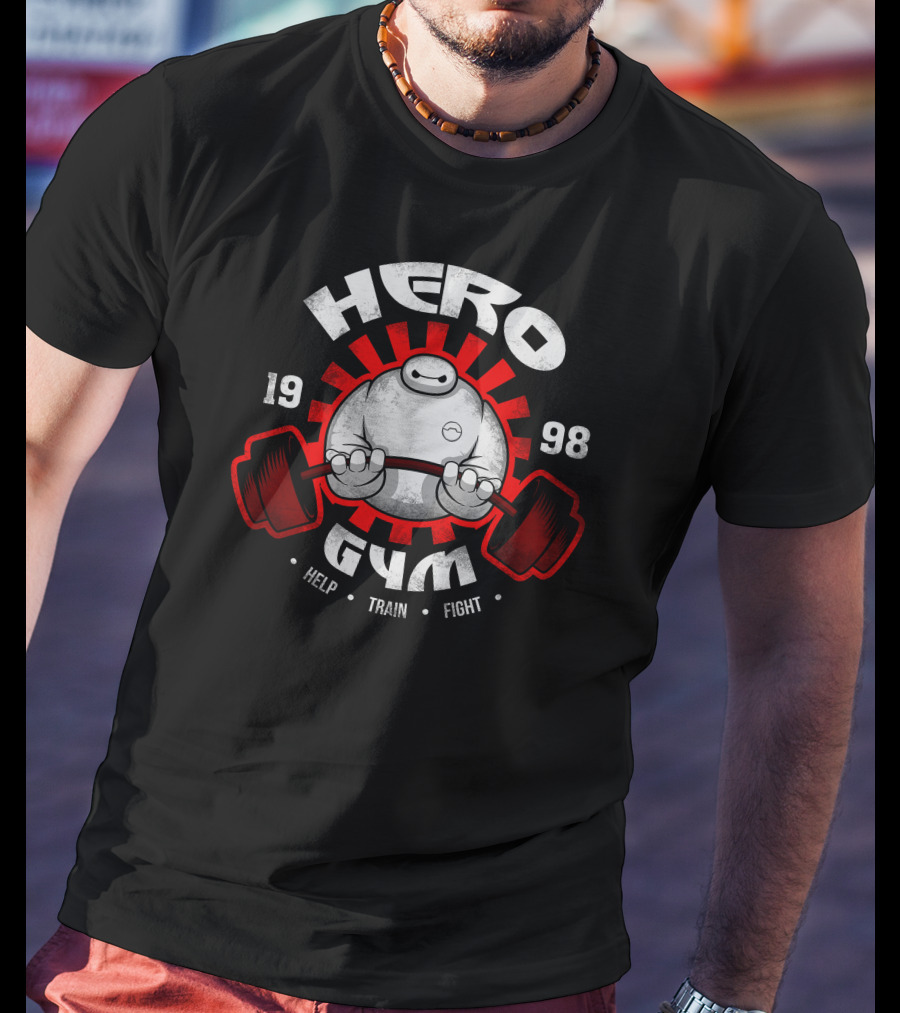 HERO GYM 1998 HELP TRAIN FIGHT T-Shirt