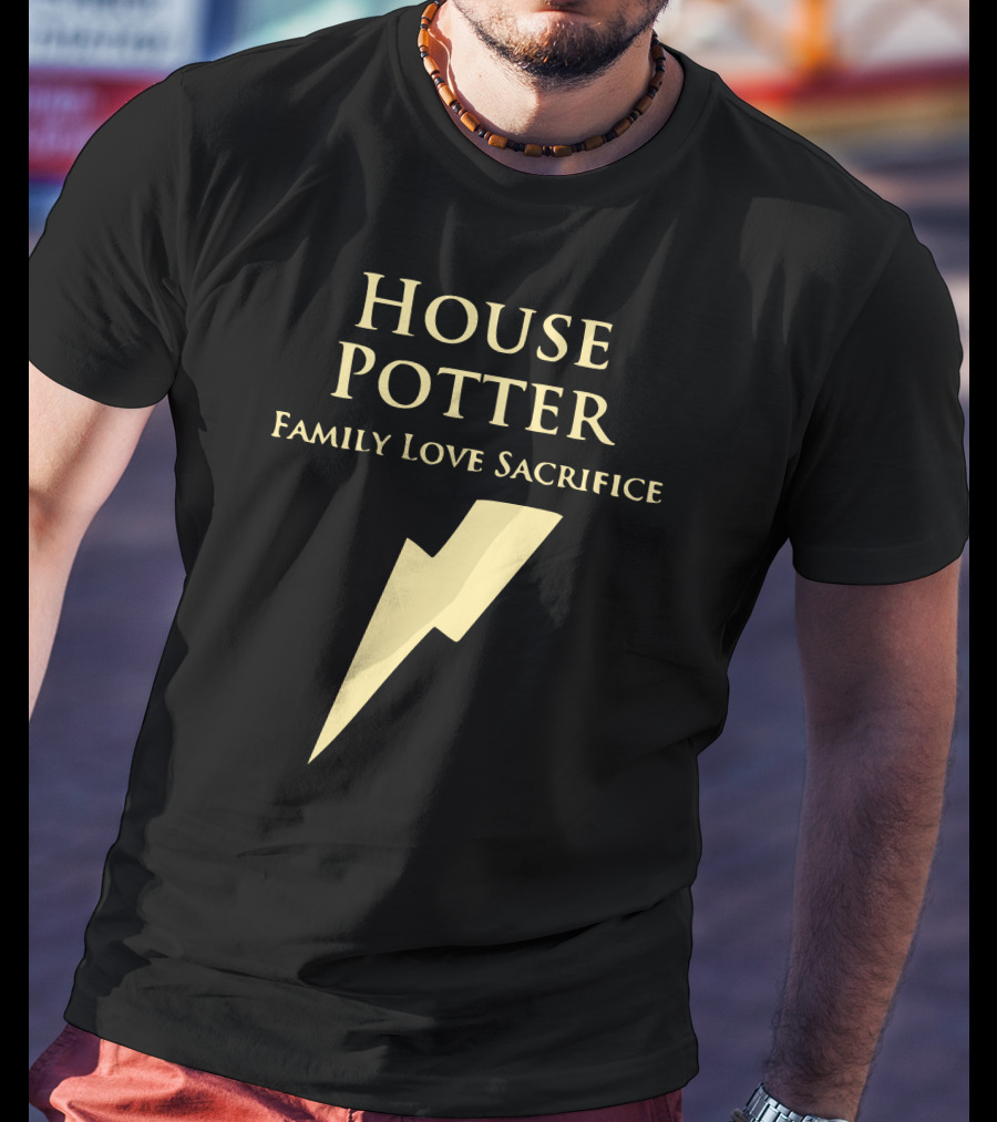 House Potter Family Love Sacrifice Lightning T-Shirt