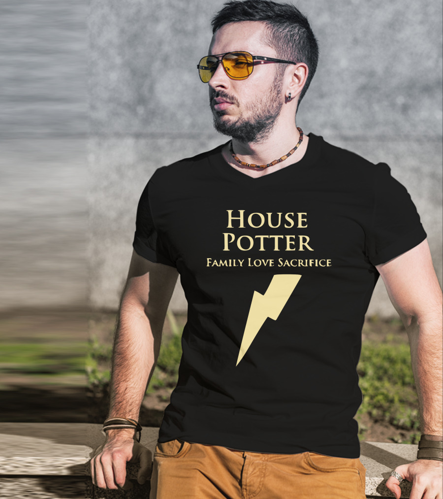 House Potter Family Love Sacrifice Lightning T-Shirt