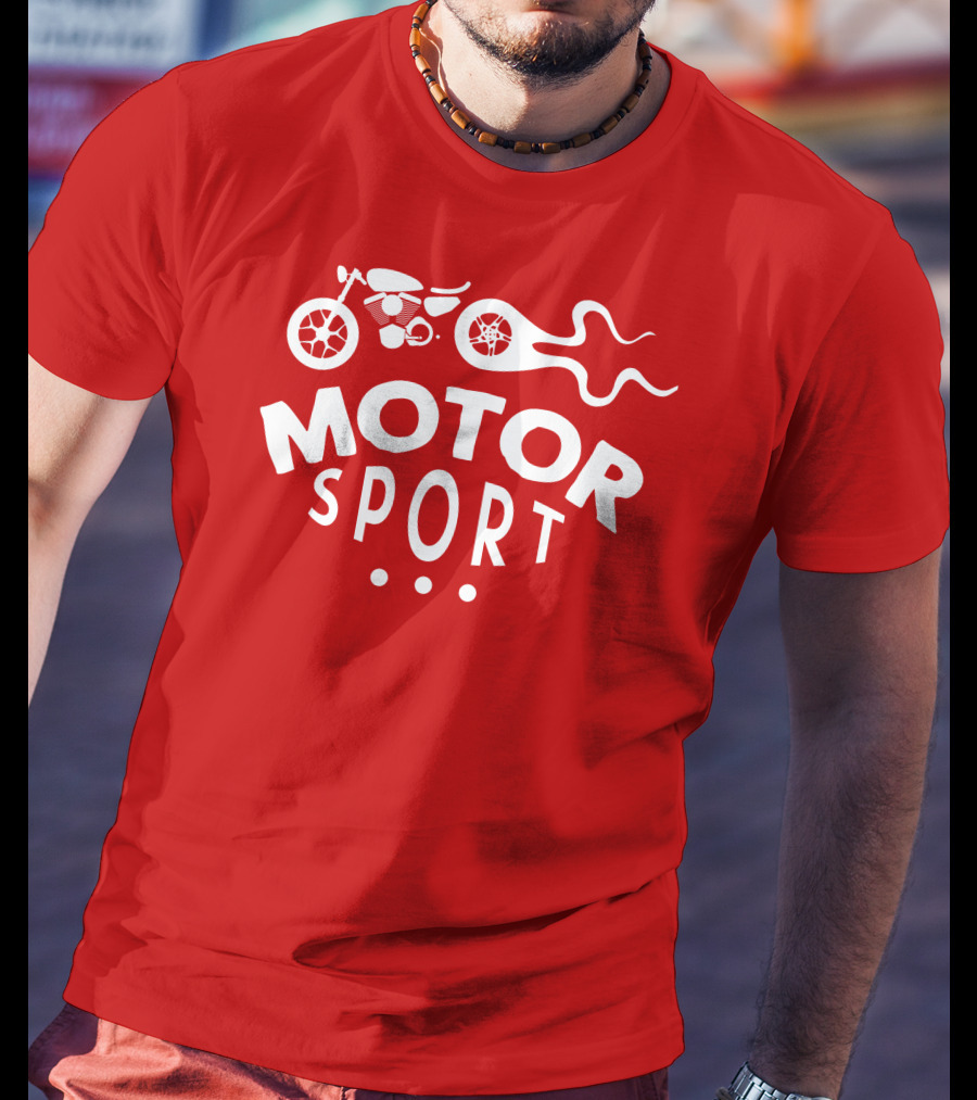 MOTOR SPORT Motorcycle Flame T-Shirt