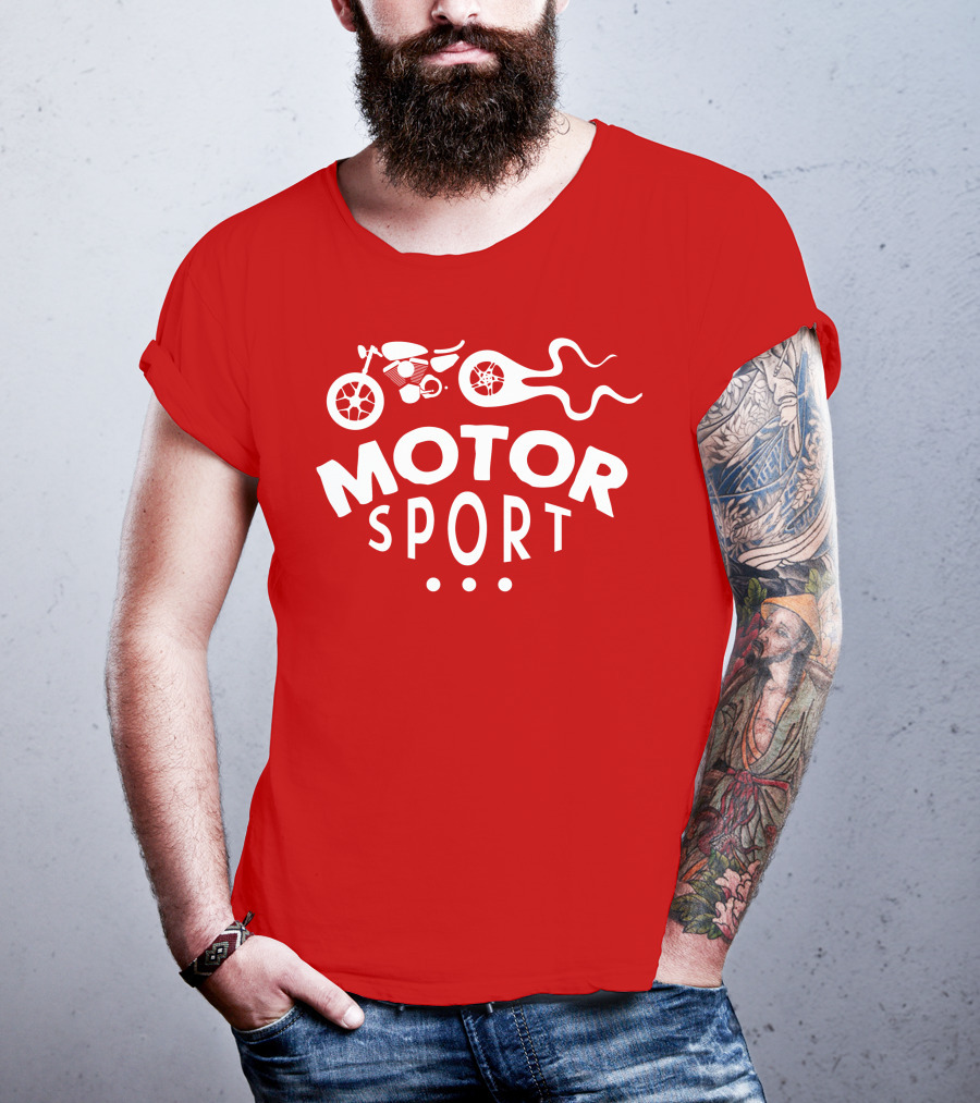 MOTOR SPORT Motorcycle Flame T-Shirt