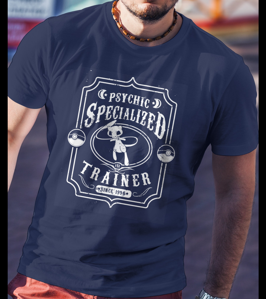 Psychic Specialized Trainer Mew Since 1996 T-Shirt