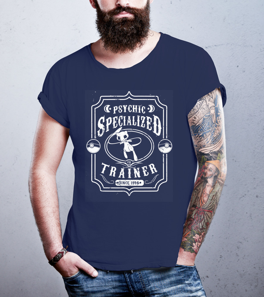 Psychic Specialized Trainer Mew Since 1996 T-Shirt