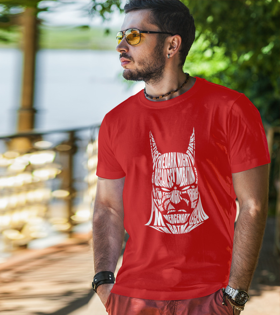 The Dark Knight Rises Batman Legend Mercenary Justice T-Shirt