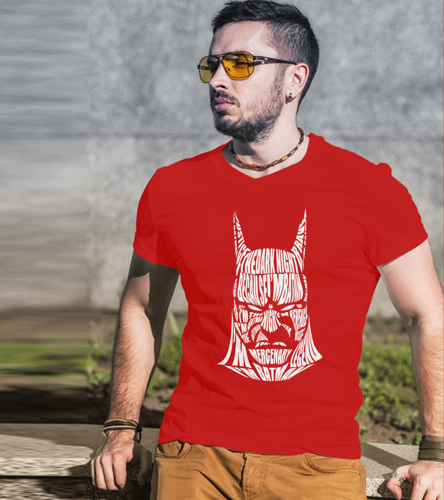 The Dark Knight Rises Batman Legend Mercenary Justice T-Shirt