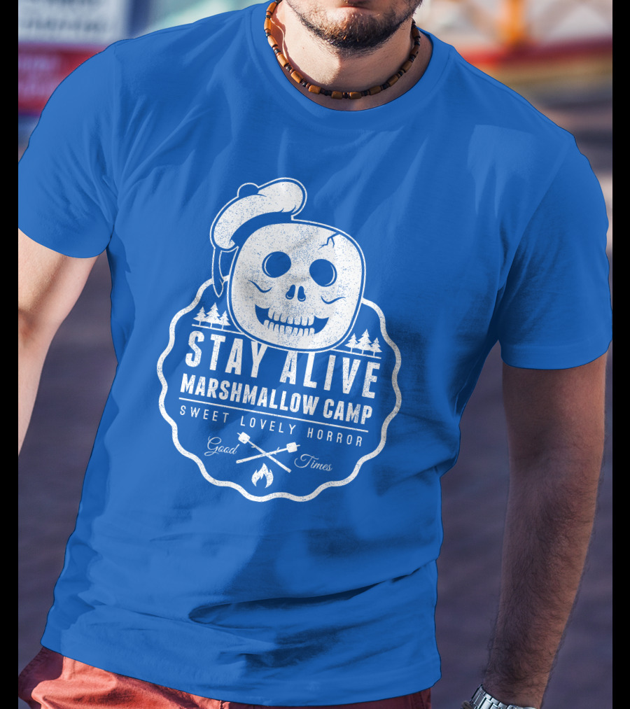 Stay Alive Marshmallow Camp Sweet Lovely Horror Good Times T-Shirt
