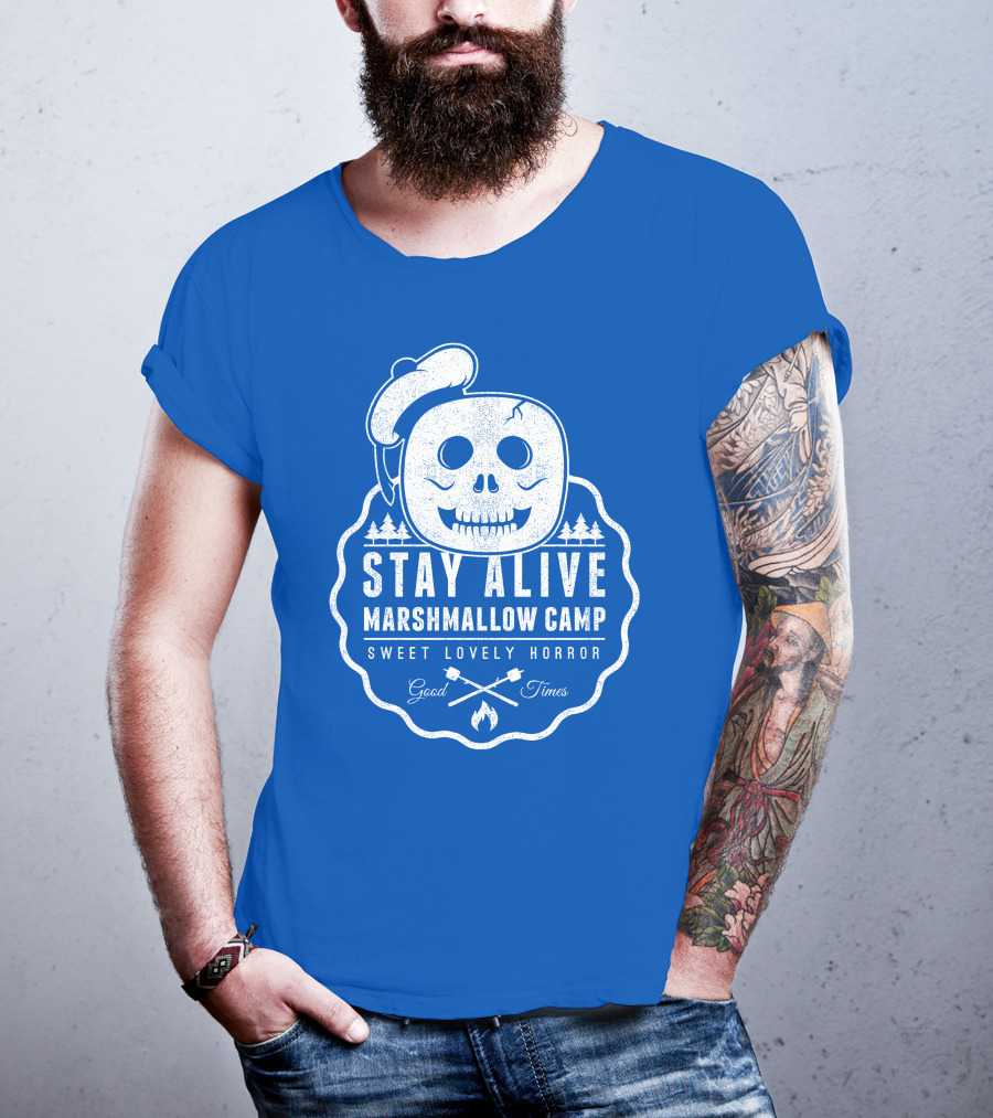 Stay Alive Marshmallow Camp Sweet Lovely Horror Good Times T-Shirt