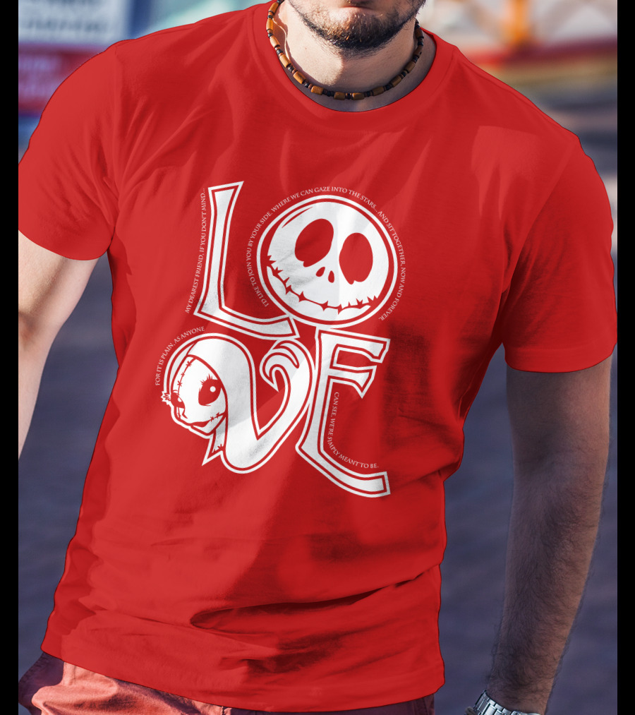 Love Is Eternal Nightmare Before Christmas T-Shirt