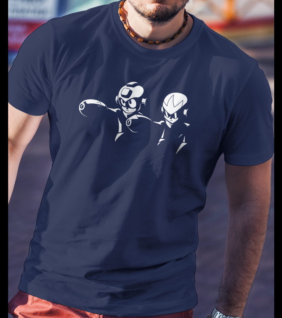 Mega Man Pulp Fiction Crossover T-Shirt
