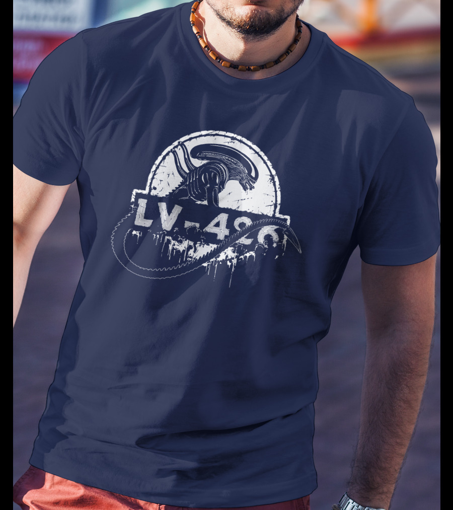 LV 426 Nostromo Xenomorph Jurassic Crossover T-Shirt