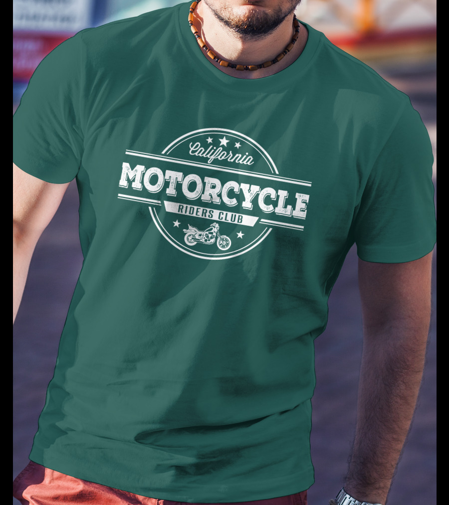 California Motorcycle Riders Club Retro Emblem T-Shirt