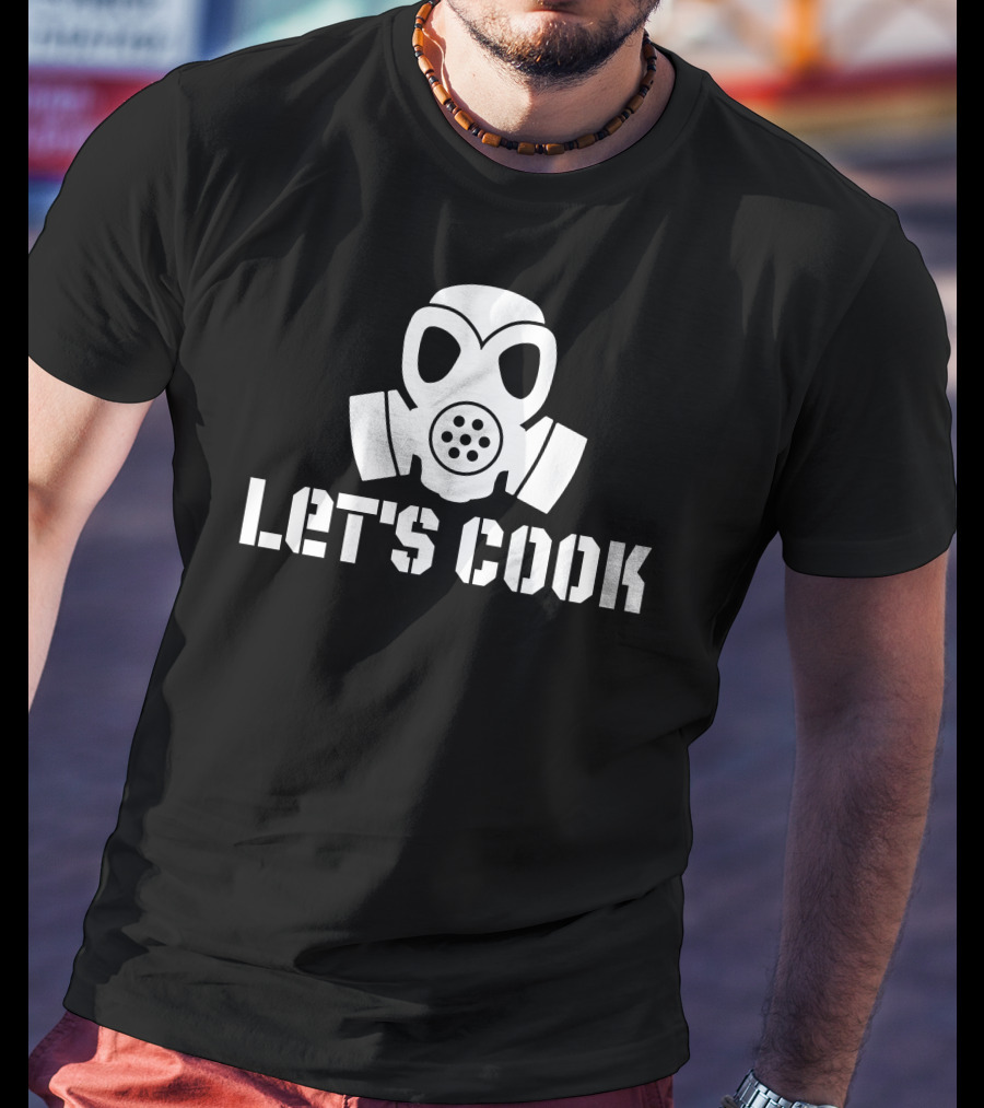 Let's Cook Gas Mask Breaking Bad T-Shirt