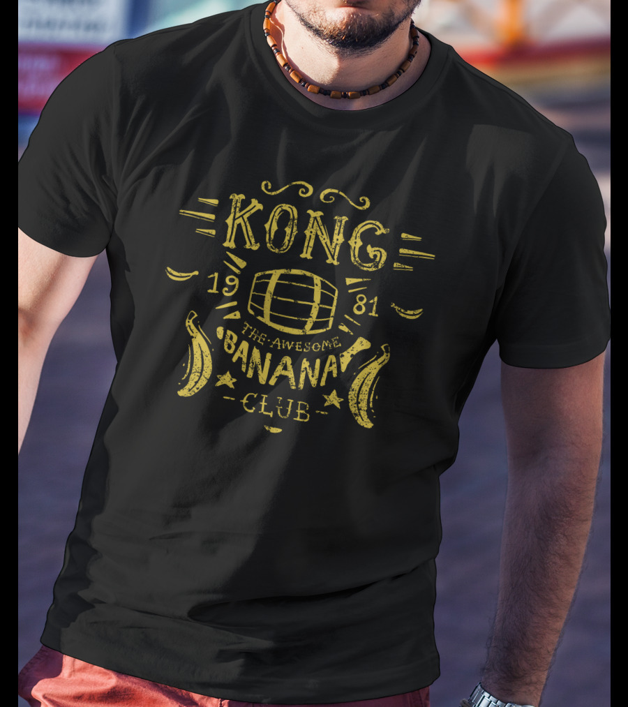 Kong The Awesome Banana Club 1981 T-Shirt