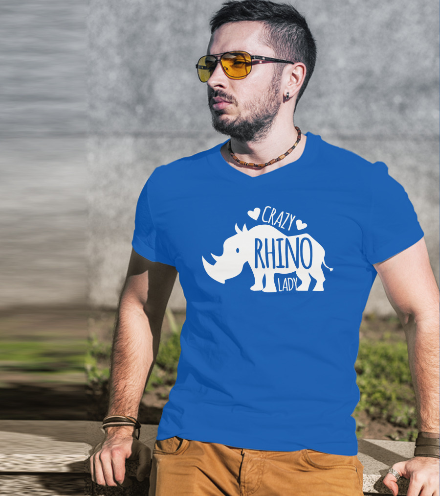 CRAZY RHINO LADY T-Shirt