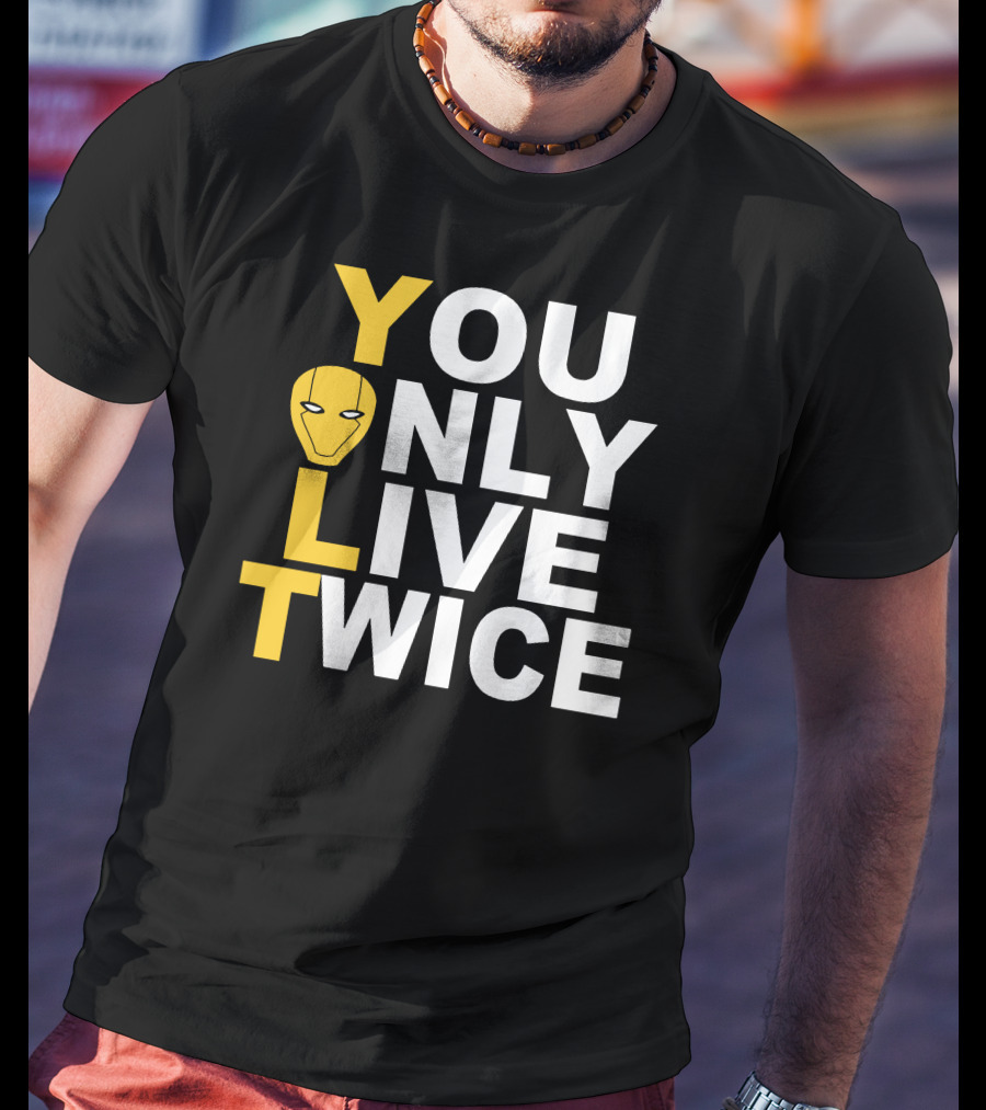 Red Hood YOLT You Only Live Twice Mask T-Shirt
