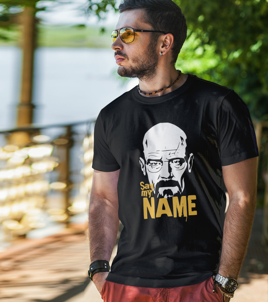 Heisenberg Breaking Bad Say My Name T-Shirt