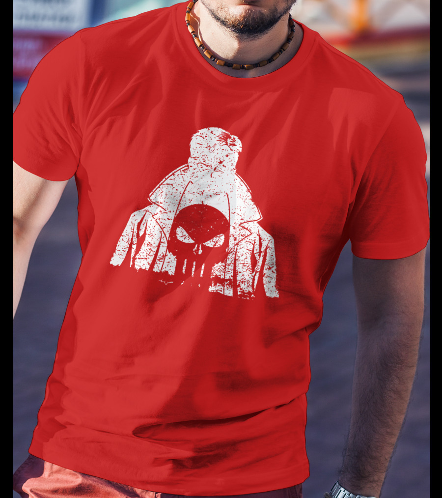 Punisher Shadow Of Vengeance Trench Coat Skull T-Shirt