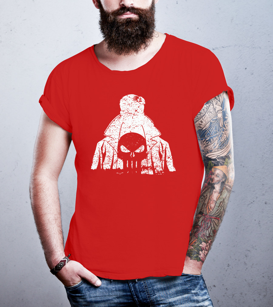 Punisher Shadow Of Vengeance Trench Coat Skull T-Shirt