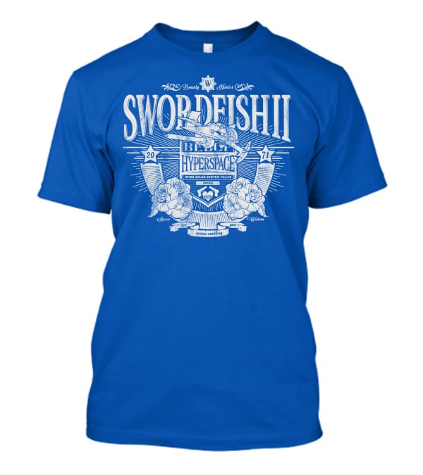 Swordfish II Hyperspace Inter Solar System Police Bounty Hunters Space Western 2071 T-Shirt