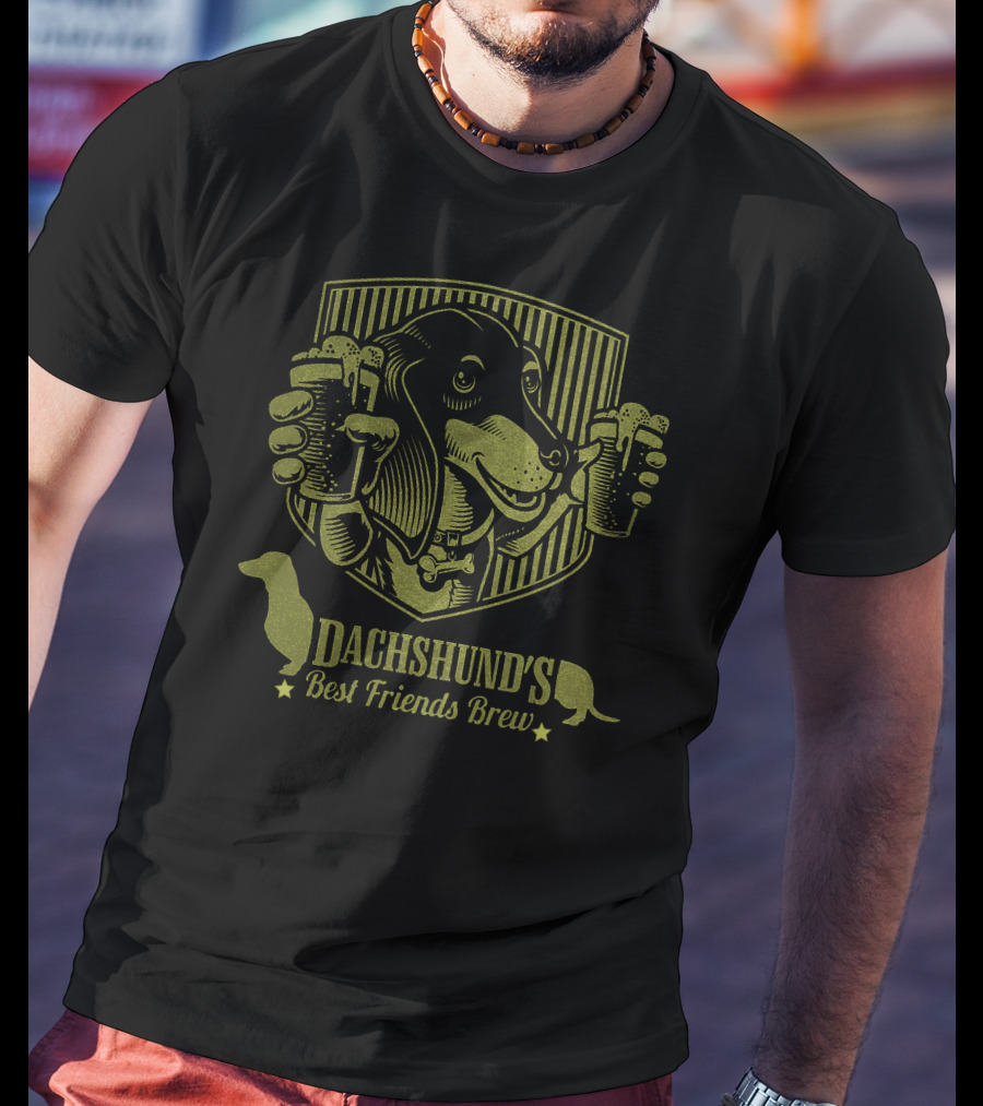 Dachshund's Best Friends Brew T-Shirt