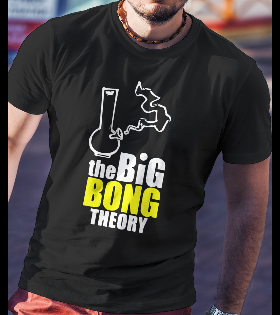 The Big Bong Theory White Bong Smoke T-Shirt