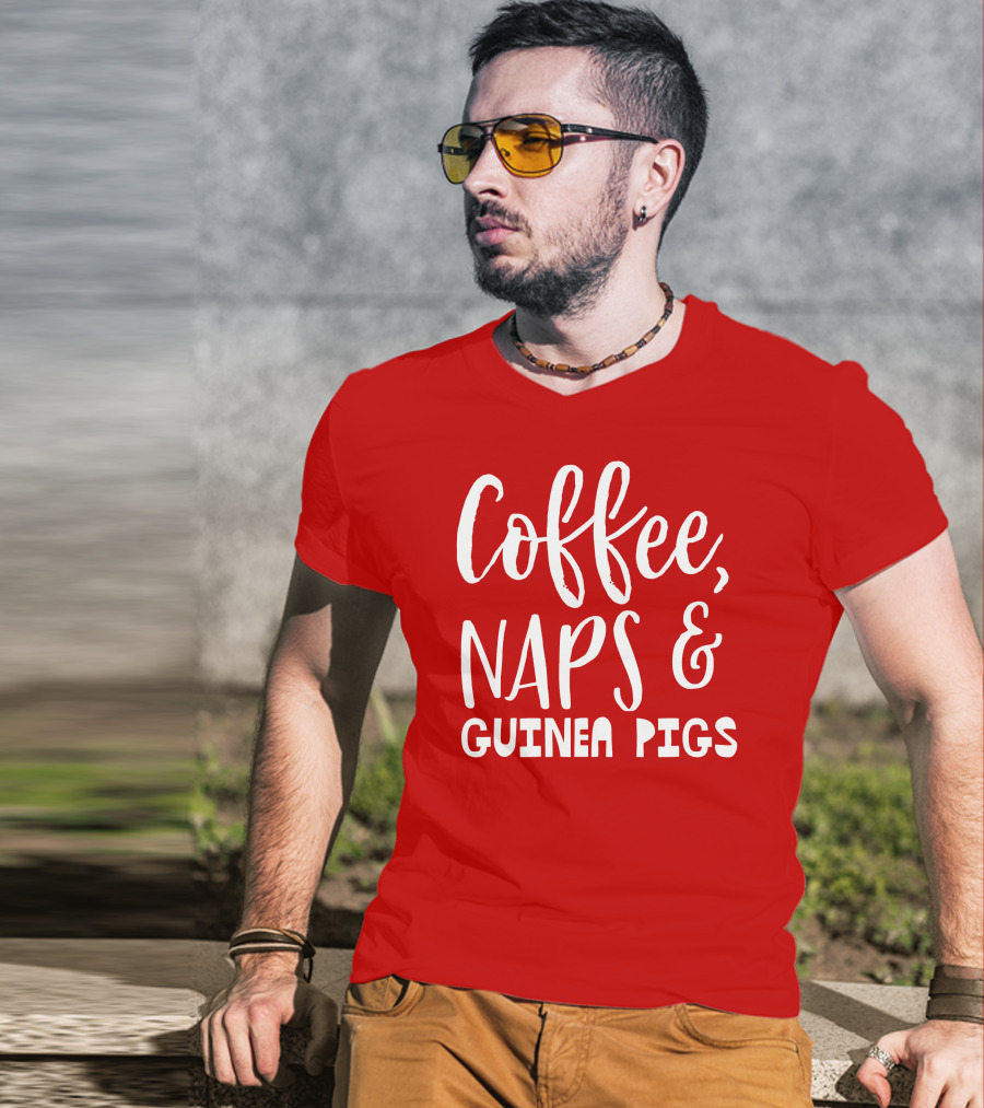 Coffee Naps And Guinea Pigs Relaxation Essentials T-Shirt