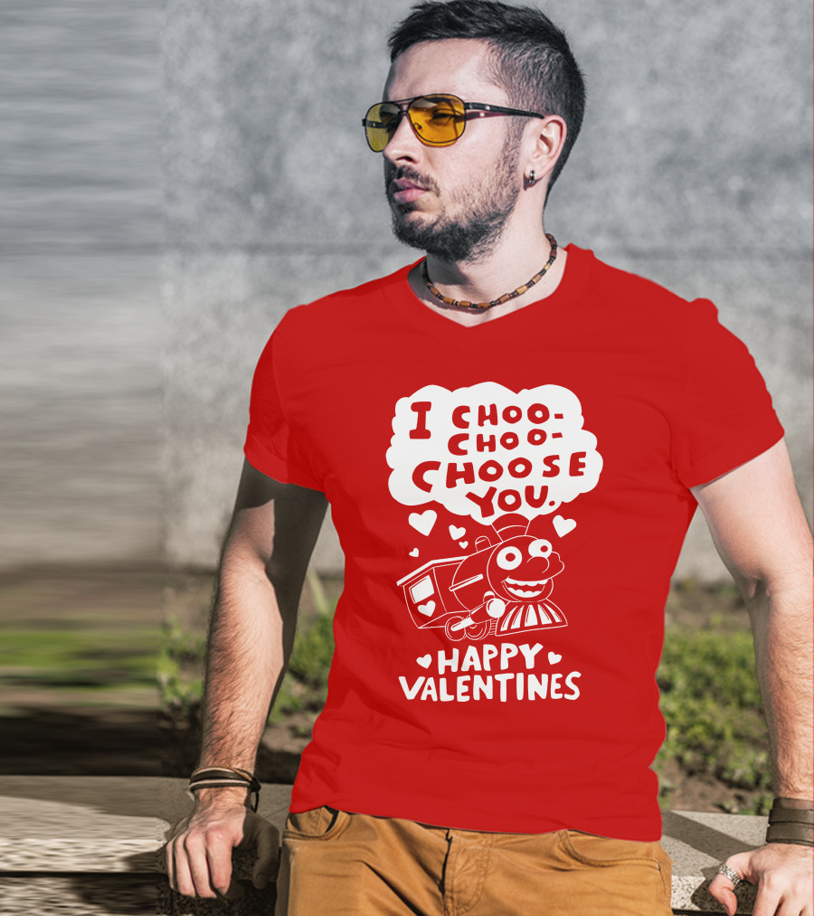 I Choo Choo Choose You Happy Valentines T-Shirt