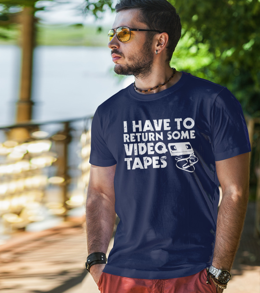 I Have To Return Some Video Tapes American Psycho T-Shirt