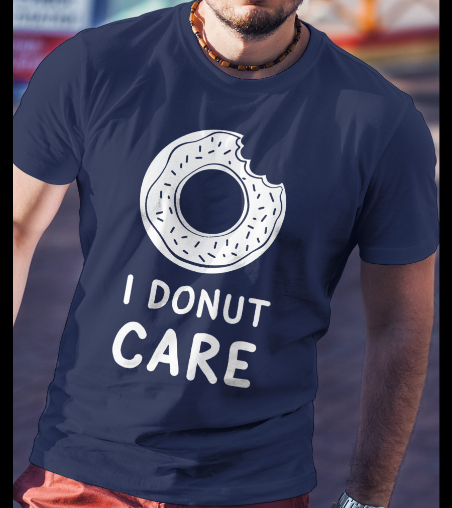 I Donut Care Donut With A Bite T-Shirt