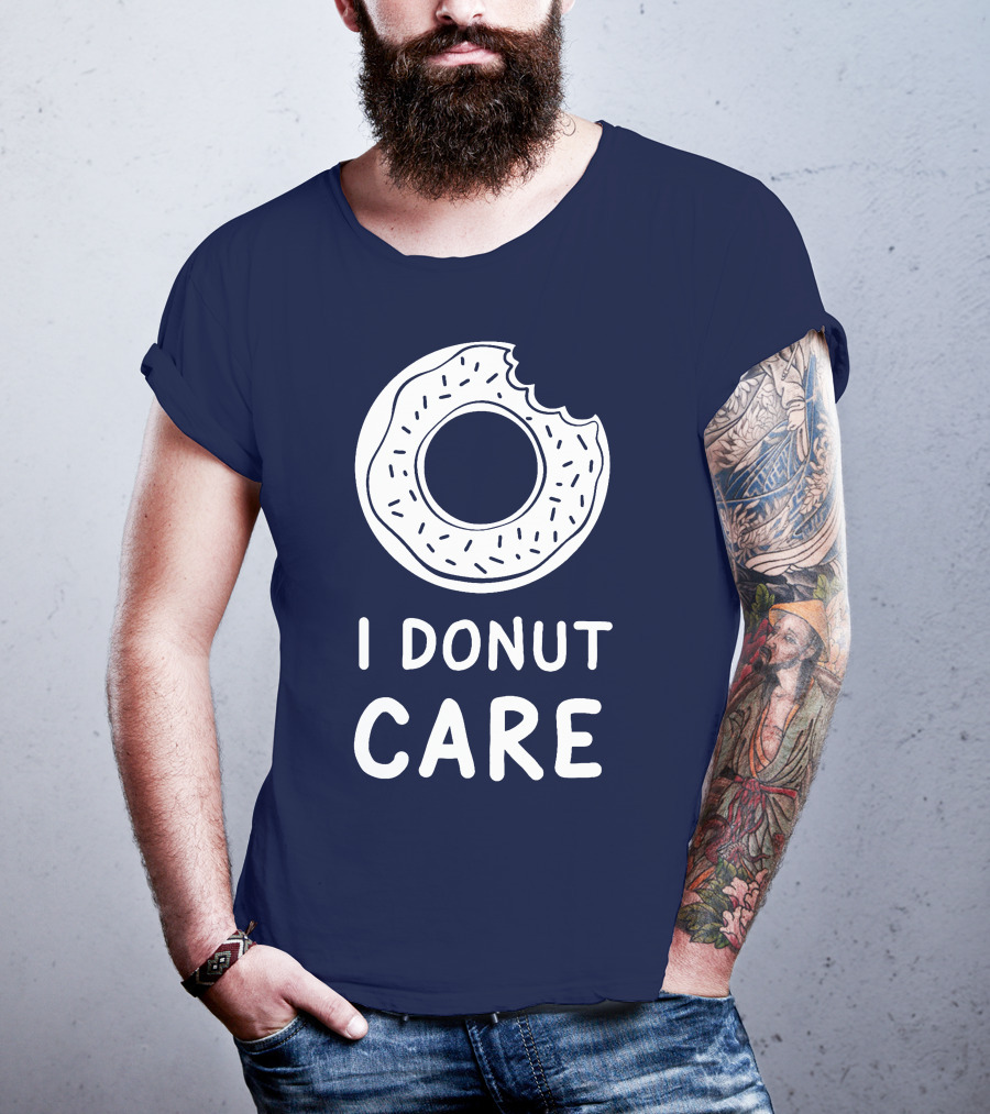 I Donut Care Donut With A Bite T-Shirt