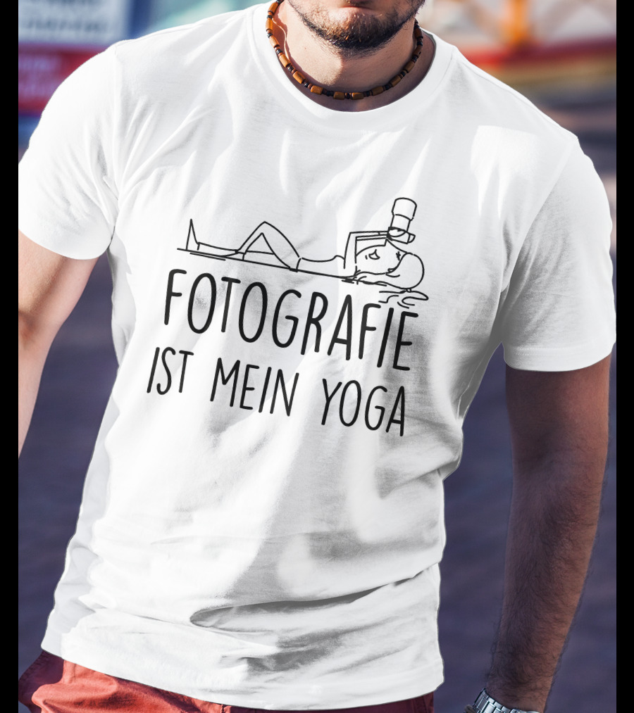 Fotografie Ist Mein Yoga Photography Relaxation Camera Pose T-Shirt