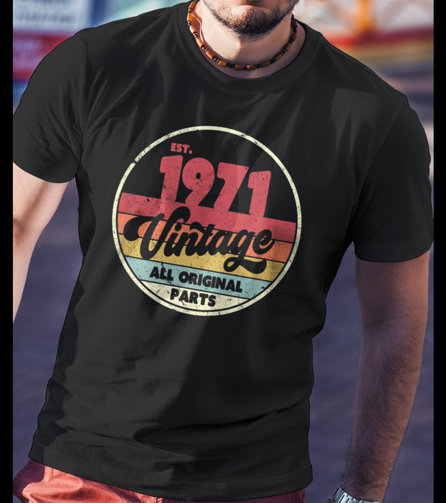 EST. 1971 Vintage All Original Parts T-Shirt