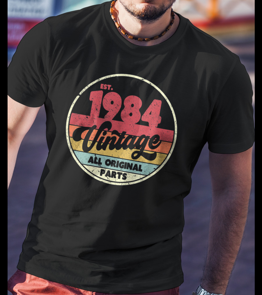 Est. 1984 Vintage All Original Parts T-Shirt