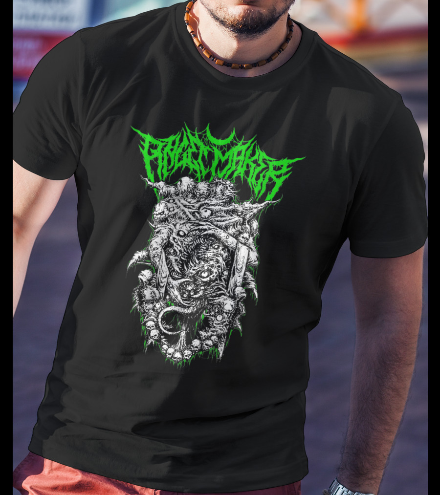 Angelmaker Death Metal Horror Skull T-Shirt