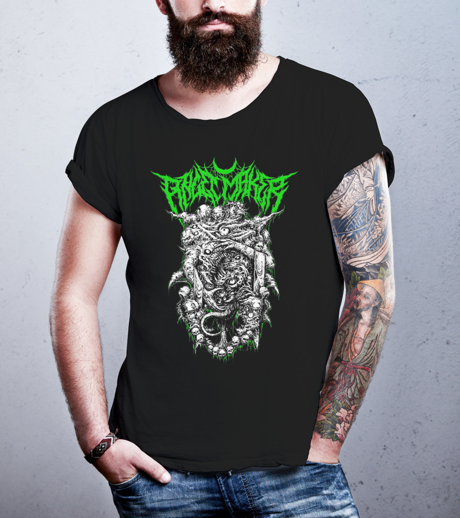 Angelmaker Death Metal Horror Skull T-Shirt