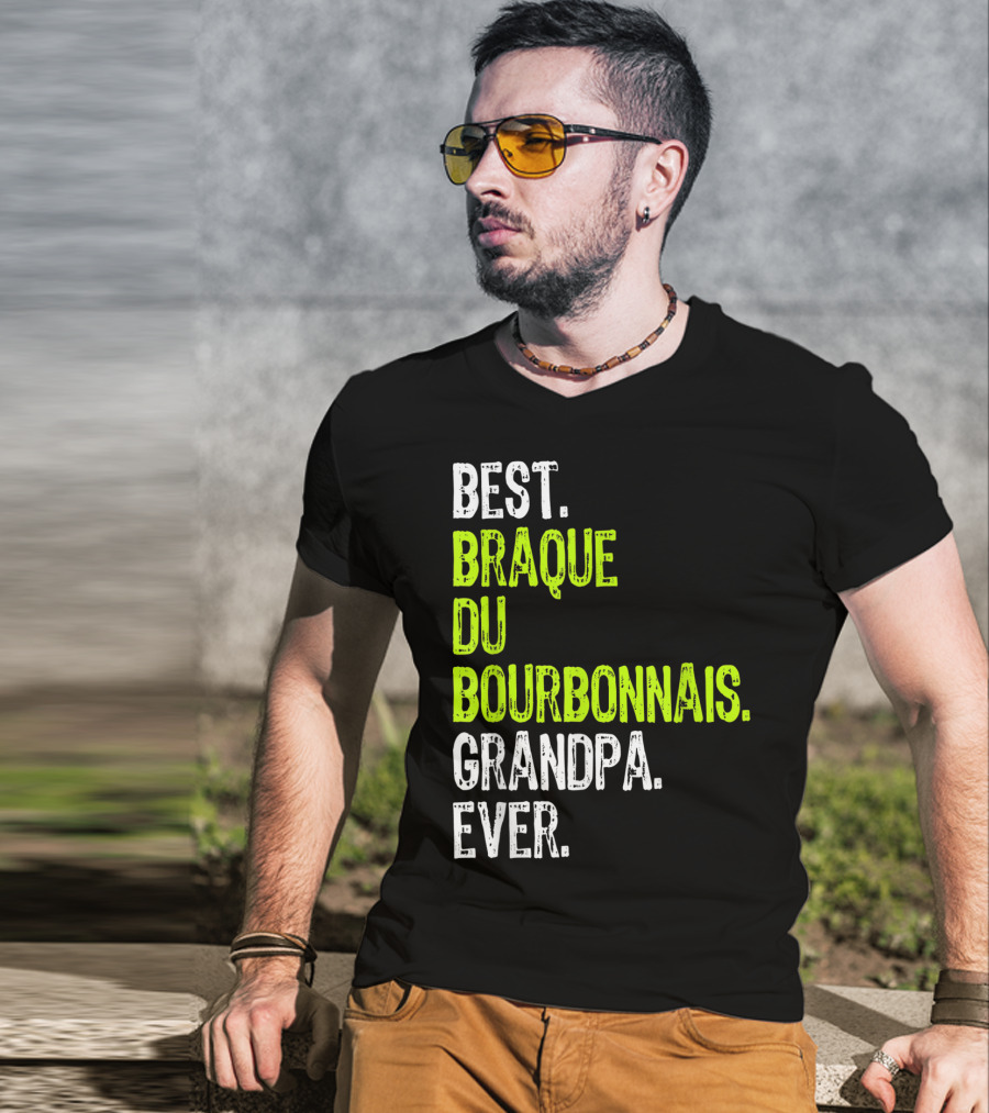 Best Braque Du Bourbonnais Grandpa Ever T-Shirt