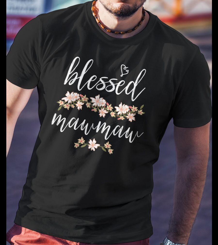 Blessed Mawmaw Floral T-Shirt