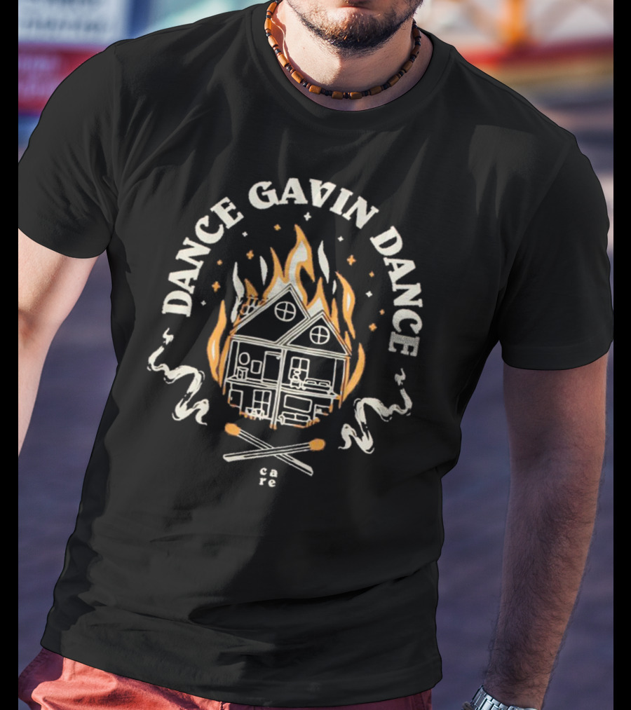 Dance Gavin Dance House On Fire Care T-Shirt