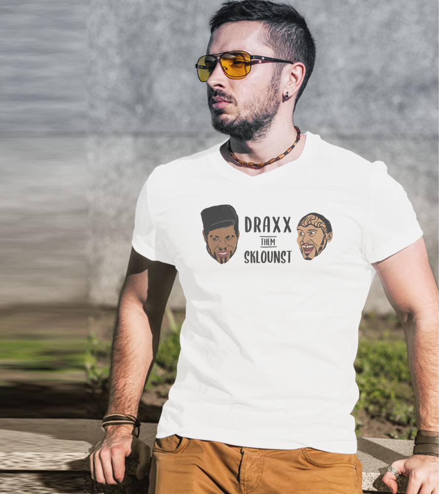 Draxx Them Sklounst Illustrated Faces T-Shirt
