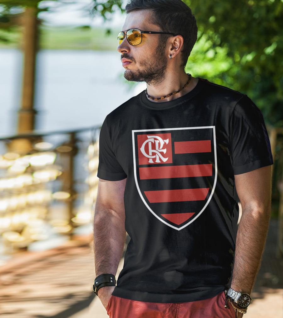 CR Flamengo Football Club Logo Emblem T-Shirt