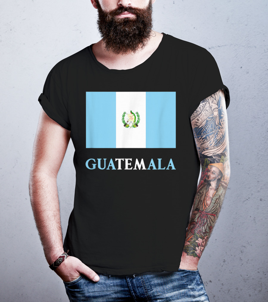 Guatemala Flag Bandera Guatemalteca Guatemala T-Shirt
