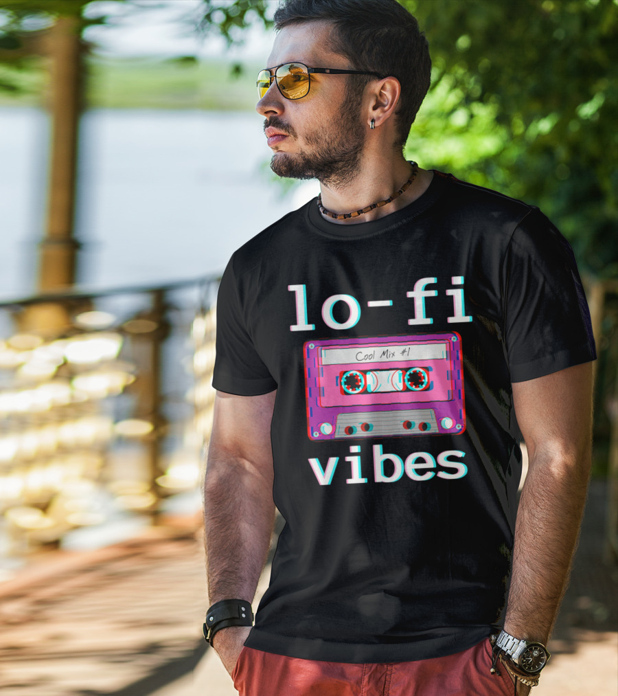 Lo-Fi Vibes Cool Mix #1 Tape Aesthetic T-Shirt