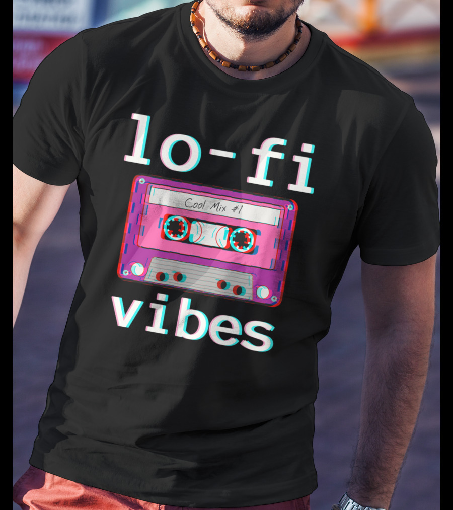 Lo-Fi Vibes Cool Mix #1 Tape Aesthetic T-Shirt