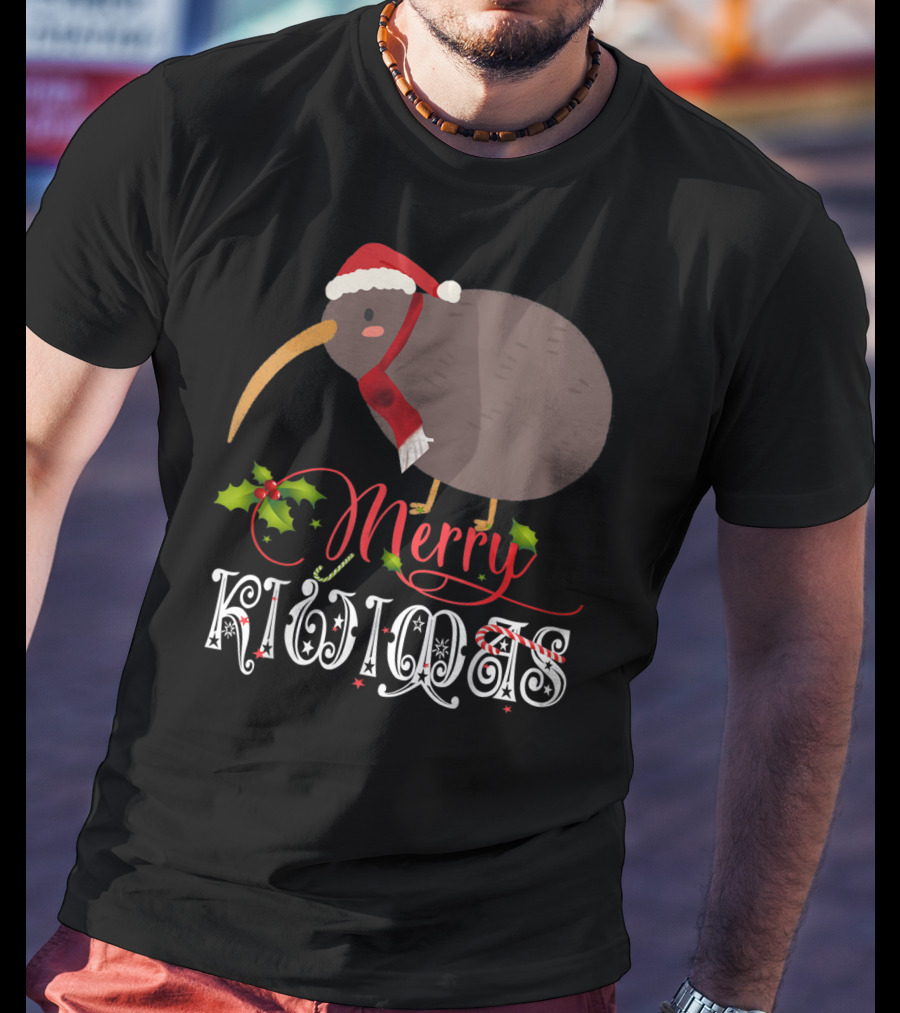 Merry Kiwi Christmas Family Matching T-Shirt