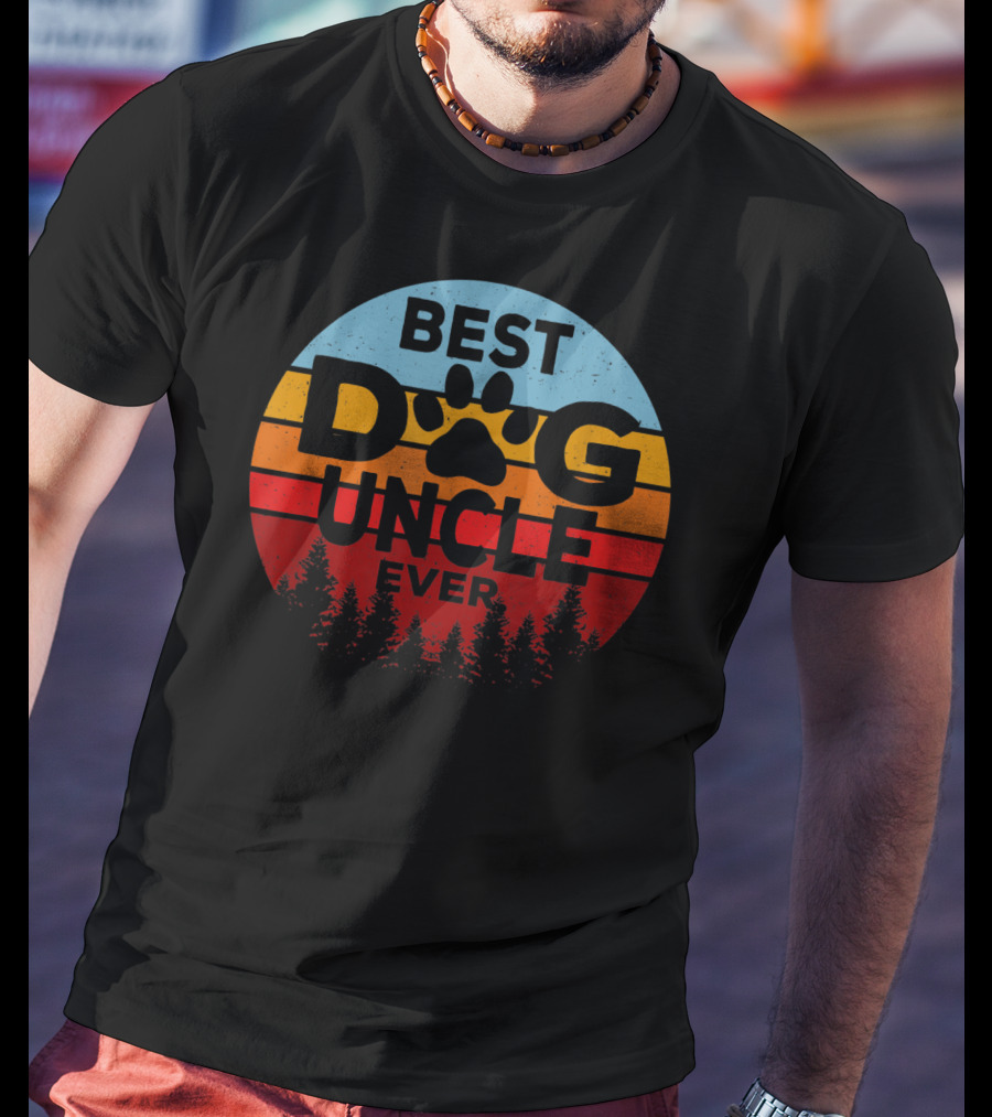 Best Dog Uncle Ever Vintage T-Shirt