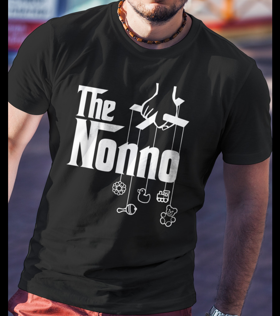 The Nonno Italian Grandpa Puppet Toys Baby Shower T-Shirt